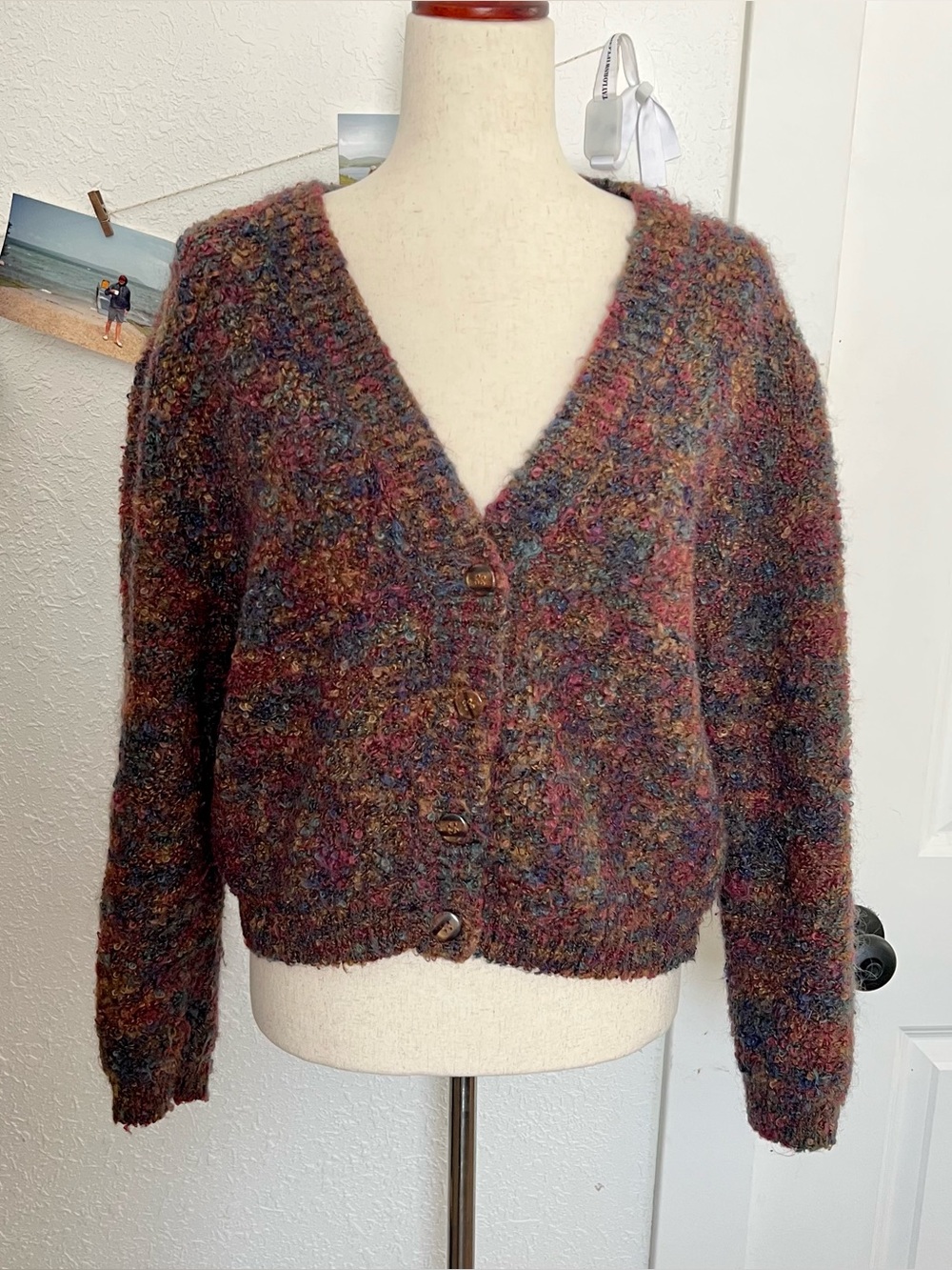 VNTG OBR Mohair Blend Cardigan